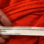 Free People FP Beach  Red Orange Long Sleeve Tie Cuff Peasant Top EUC Sz XS Photo 6