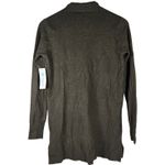 Pink Clover Pink‎ Clover Penton Two Pocket Open Front Cardigan Olive Green S NWT Photo 1