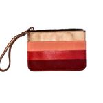 Fossil  Multi-Color Leather Wristlet Credit Card Organizer Wallet Photo 1