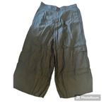 Banana Republic ✨ BLACK LINEN-BLEND CROPPED WIDE-LEG PANTS ✨ Photo 2