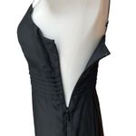 Juicy Couture Feather Hem Black Silk Dress, Sz 2 Photo 10