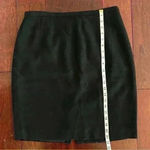 Vintage Women’s Gianni Sport Short Black Skirt 100% Wool Lined USA Size 16 Photo 6