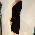 LA Made Black dress with ruffle detail size small Photo 1