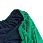 STAUD  Kanha Reversible Mesh Halter Dress Clover Green Deep Sea Blue Maxi Dress Photo 14