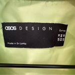 ASOS NWT Lime Green Linen Blend Oversized Blazer Size 14 Photo 2