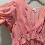 Love Shack Fancy  Pink Floral Midi Dress Photo 4