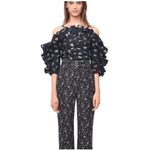 Rebecca Taylor ✨ Off Shoulder Floral Print Sz 6 Top✨ Photo 6