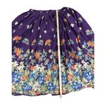 Requirements  Vintage-Inspired Purple Floral Skirt  Boho Hawaiian Aesthetic Women Photo 3