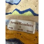 Seven Wonders Isabo Multicolor Striped Long Sleeve Open Back Knit Dress Size S Photo 3