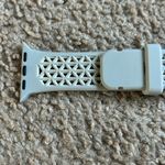 Apple watch band‎ unisex color: Gray/White adjustable length Gray Photo 5