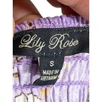 Lila Rose Lily Rose Molded Cup Side Slit Dress Juniors S Floral Coquette Forest Fairy NWT Photo 8