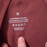 Popilush Brown Ribbed Shapewear Bodysuit Size Small Photo 4