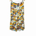 VTG Options Melrose Western Tiered Maxi Skirt Cowgirl Rodeo Southwest Print L Size L Photo 2