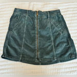 American Eagle  Zip Front Corduroy Skirt Photo 0