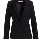 Derek Lam  10 Crosby Women's Single Breasted Bowery Twill Blazer Black Size‎ 4 Photo 0