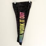 Betsey Johnson Leopard Print Work It Out Capri Leggings Photo 3