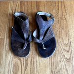 Bed Stu  Black‎ Leather Summer Festival Flat Ankle Strap Thong Sandals Size 9B Photo 9