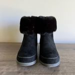 Propet Tabitha Black Fur Topped Women’s Boot Size 10 Wide #463 Photo 1