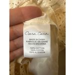 Cara Cara Marsielle Crochet Cotton Midi Dress Cream NWT Size XS Photo 9