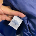 Lands' End  Women's Navy Snowflakes Graphics Down Filled Vest Size S Photo 7