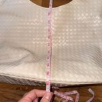 Ulta Beauty Handbag cream Woven Hobo Bag Knot Handle Purse NWT boho preppy White Photo 5
