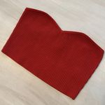 Le lis NWT Ribbed Strapless Crop Tube Top Size Small Sweetheart Neckline Photo 1