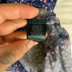 Ralph Lauren Lauren  Cotton Blue Floral Print Dropwaist Dress Photo 5