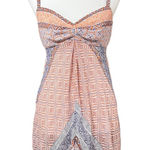 Oscar de la Renta  Pink Label Orange/Blue  Chemise/Dress Size Large Photo 0