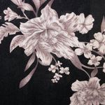 Spiritual Gangster One Size Black White Floral Tie Front Short Robe Rayon Kimono Photo 2