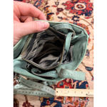 Latico Leathers Mint Green Genuine Leather Crossbody Bag Boho Soft Pebbled Purse Photo 4