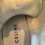CELINE  As-02 mid low lace-up White Alan sneakers Triomphe | Size 38 Photo 7