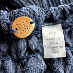 Free People Intimately One Adella Slip Maxi Dress Crochet Lace Navy Flowy Small Photo 2