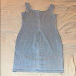 Iris Blue Pencil Mini Skirt for Cocktail Photo 5