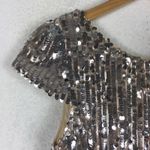 Lulus NWT  Star Appeal Silver Rose Gold Sequin Bodycon Mini Dress Medium Photo 9