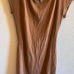 Free People  Rosalia Essential Mini Dress Cigar Size Small NWT MSRP $60 Photo 2