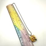 Alice in Wonderland drink me scrabble tile necklace Photo 5