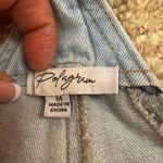 Polagram  Light Blue Denim Jumpsuit with Button Front Size Medium. B35 Photo 10