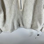 Columbia Womens Sherpa Jacket Fleece Sz XL Ivory Long Sleeve High Neck Polyester Photo 2