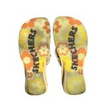 Skechers Something Else Wedge Sandal 8 Tan Braided Beaded Chunky Y2K Boho 90s Photo 13