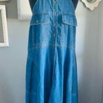 Anthropologie  Pilcro Sleeveless Halter Swing Midi Dress Photo 4