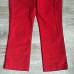 Theory NEW Womens Crimson Moleskin Twill Crop Pants 6 Photo 5