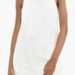 J.Crew  Denim White Shift Sleeveless Mini Dress Photo 0