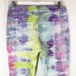Crown & Ivy Crown Ivy Size‎ 6 Pants Bada Boom Tie Dye Handmade Blue Pink Green Tie Hem 222 Photo 3