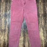 Gap Denim 28 Regular True Skinny Mauve/Pink Raw Hem Jeans Photo 0