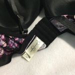 Jessica Simpson  Floral Lace Bra Purple Pink Underwire Full Coverage Women's 42C Photo 4