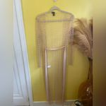 Windsor Polka Dot Sheer Top with Pearl Accents Photo 3