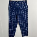 RVCA cotton and viscose plaid pants. Size 10. Photo 4
