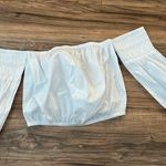 American Eagle  Outfitters White Off-Shoulder Top Photo 0