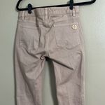Tory Burch Super Skinny Jeans Size 26 Cream/Tan Photo 3