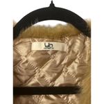 Ya Golden Beige Faux Fur Vest M Luxe Glam Urban Streetwear Concert Festival Size M Photo 2